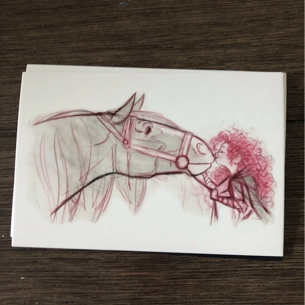 Disney Pixar Princess Movie Postcards: Brave 4 pack.